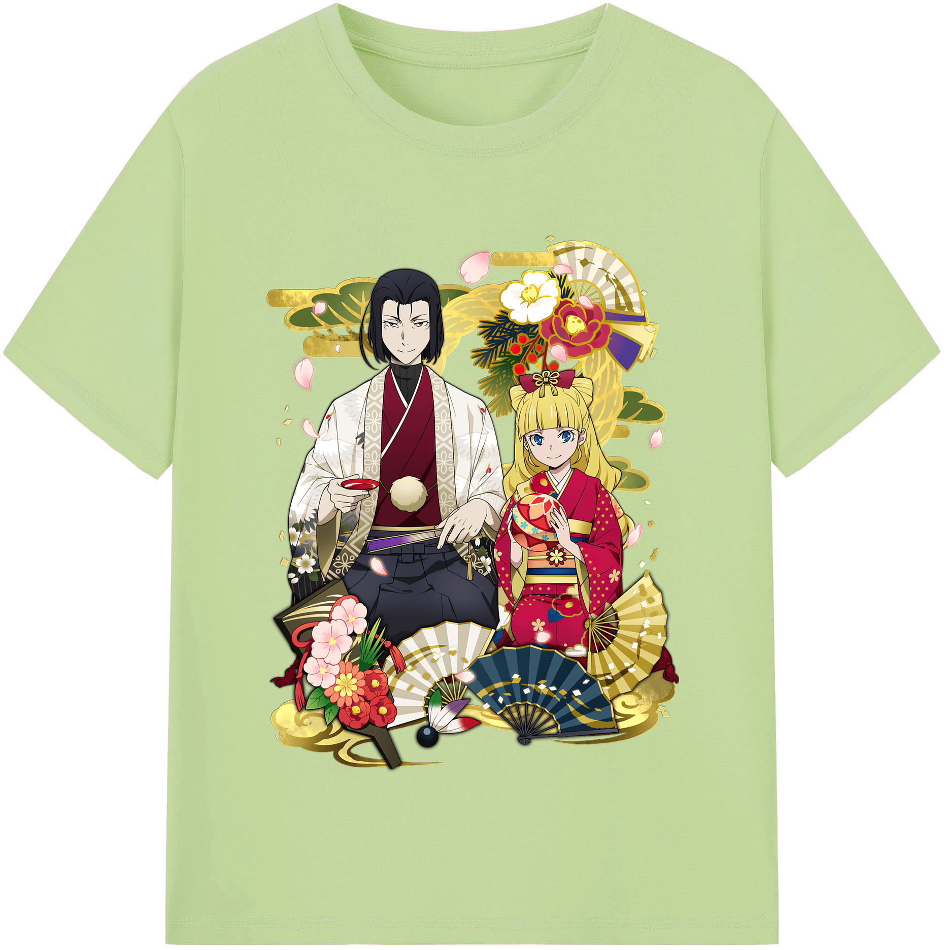 （画像用） 文豪ストレイドッグス Bungo Stray Dogs 綿100％半袖Tシャツ（フロントプリント）